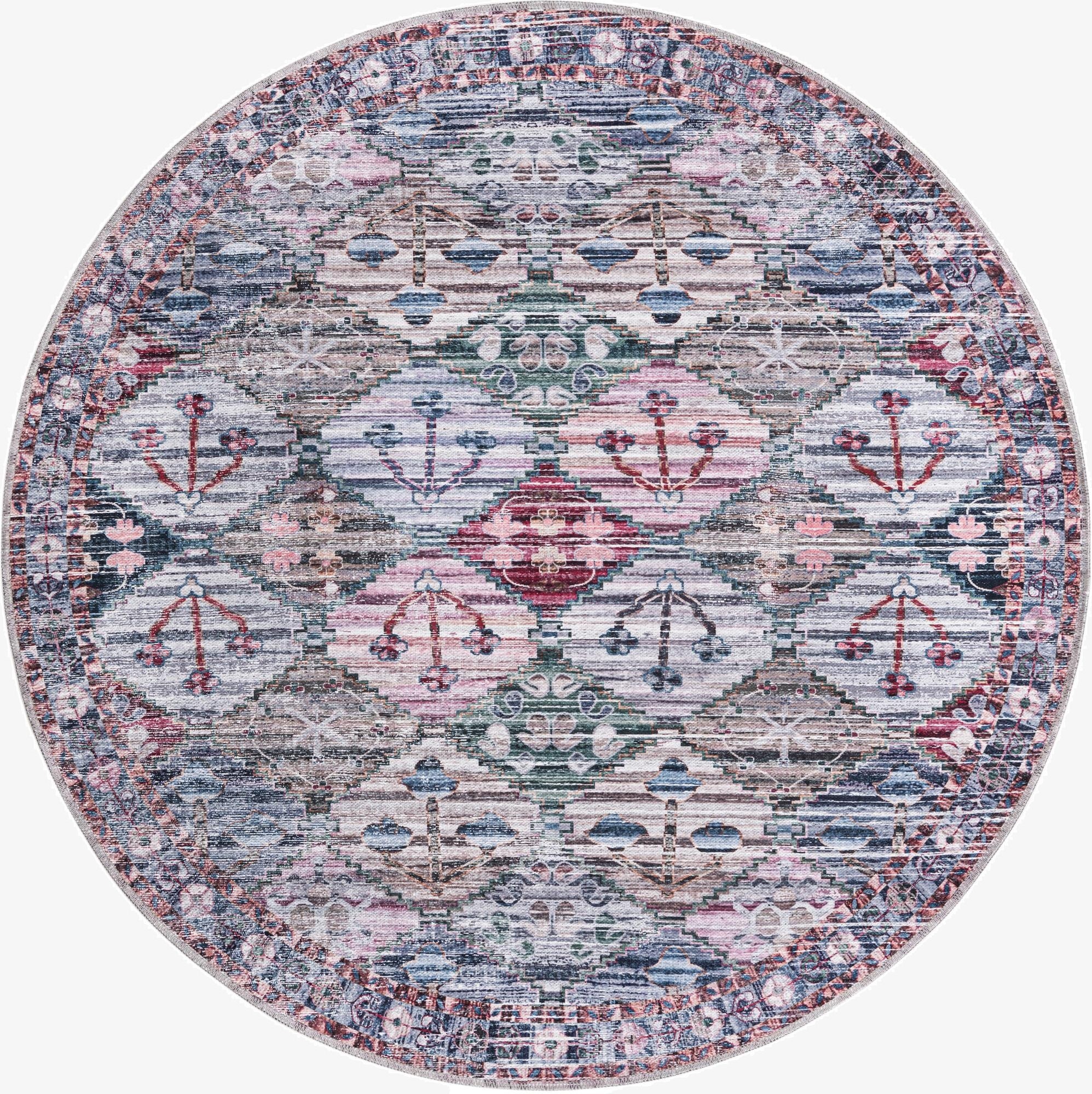  5' 3 x 5' 3  Washable Mangata Round Rug