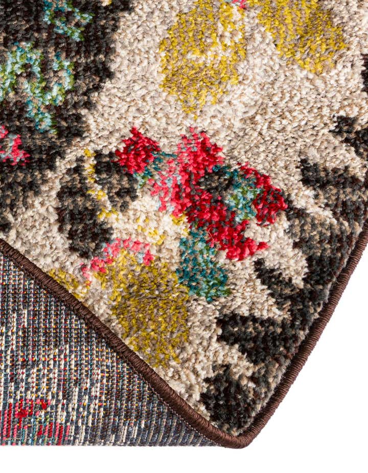 Multicolor 6' x 6' Mesa Round Rug | Rugs.com