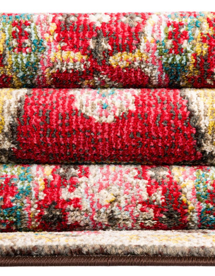 Detail image of  6' x 6'  Washable Mesa Round Rug