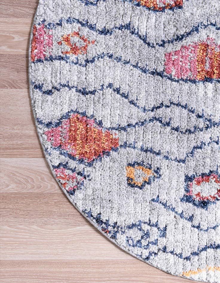 Detail image of  4' x 4' Morocco Round Rug