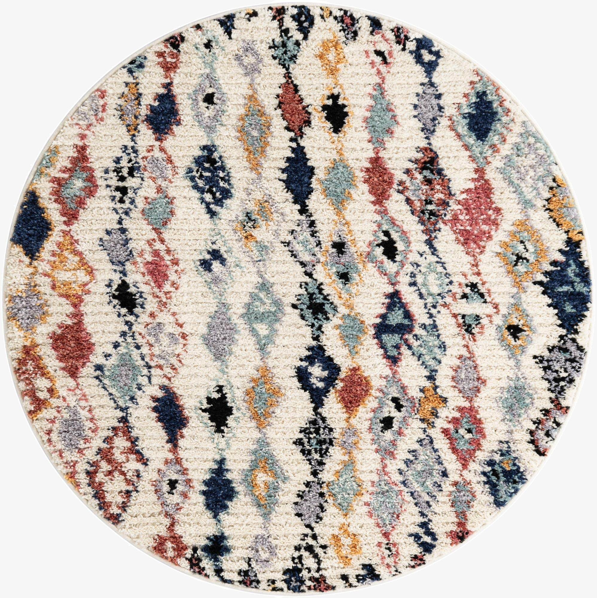  4' x 4' Morocco Round Rug