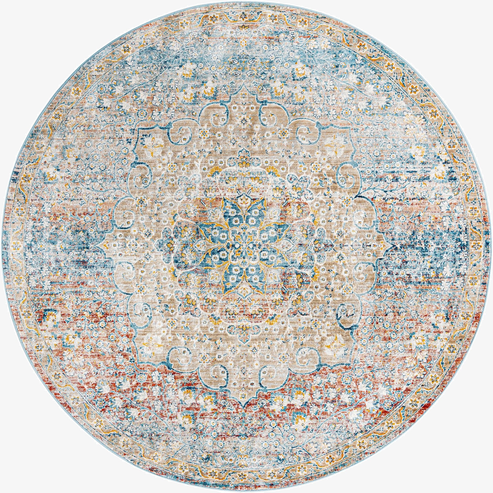  7' x 7' Newport Round Rug