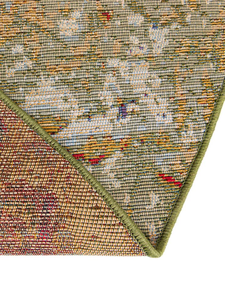 Detail image of  2' 7 x 2' 7  Washable Modern Indoor / Outdoor Round Rug