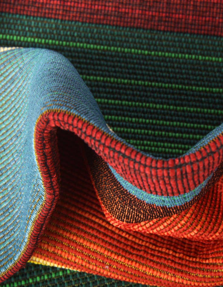 Detail image of  3' x 3'  Washable Modern Indoor / Outdoor Round Rug