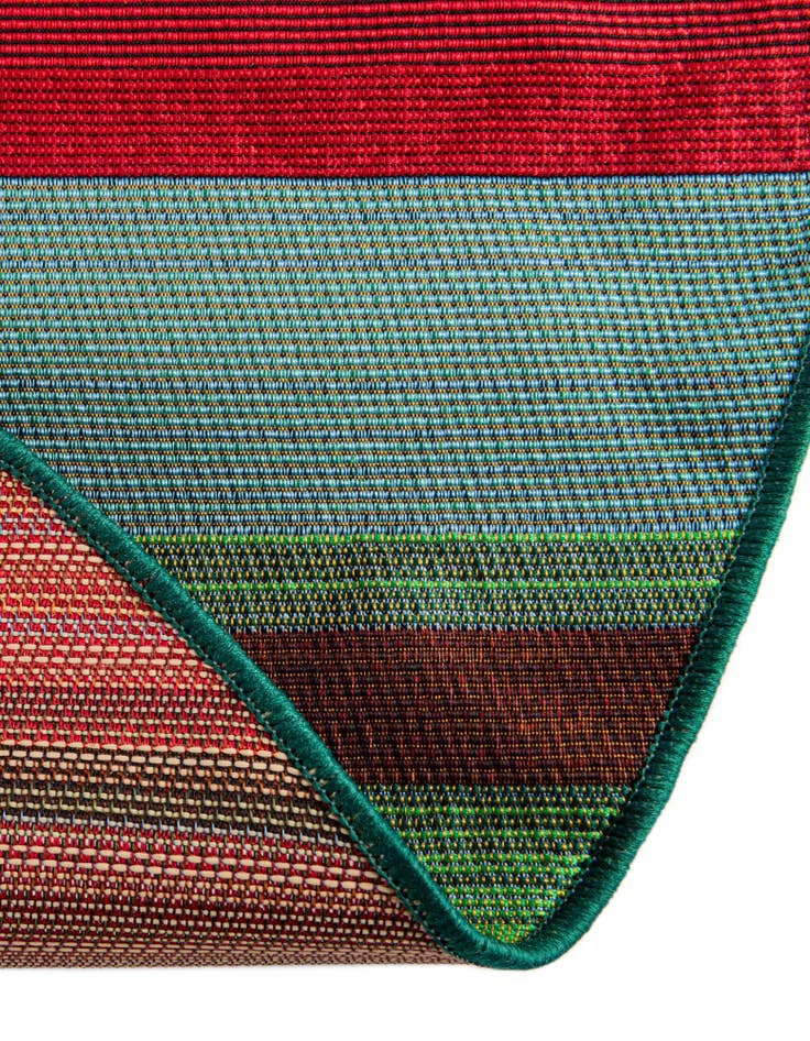 Detail image of  3' x 3'  Washable Modern Indoor / Outdoor Round Rug