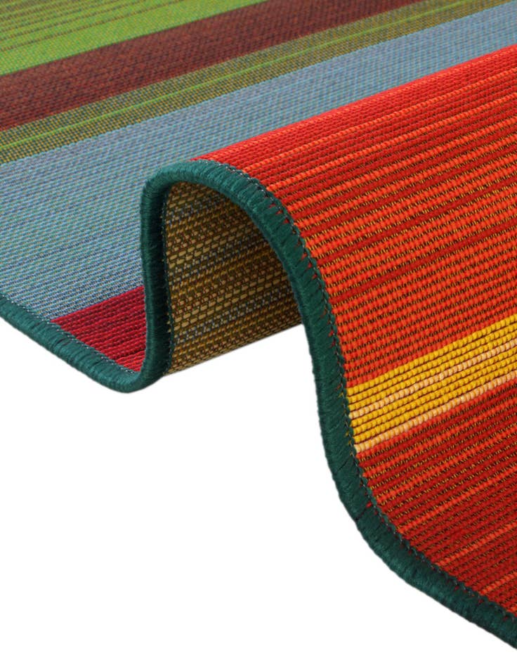 Detail image of  3' x 3'  Washable Modern Indoor / Outdoor Round Rug