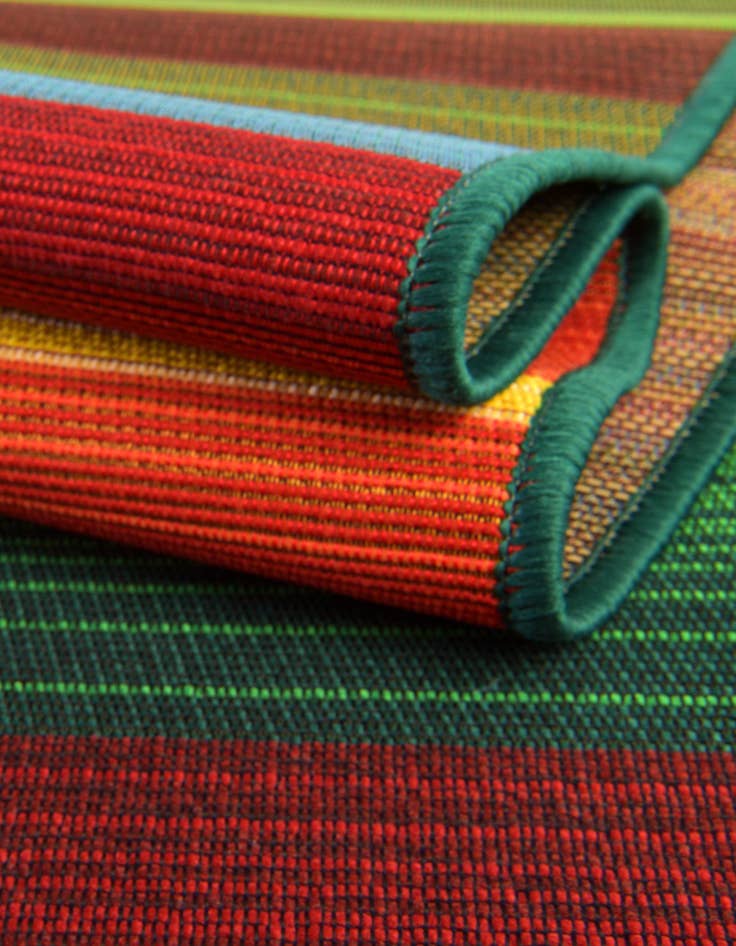 Detail image of  3' x 3'  Washable Modern Indoor / Outdoor Round Rug