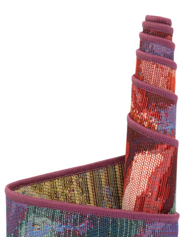 Detail image of  4' x 4'  Washable Modern Indoor / Outdoor Round Rug