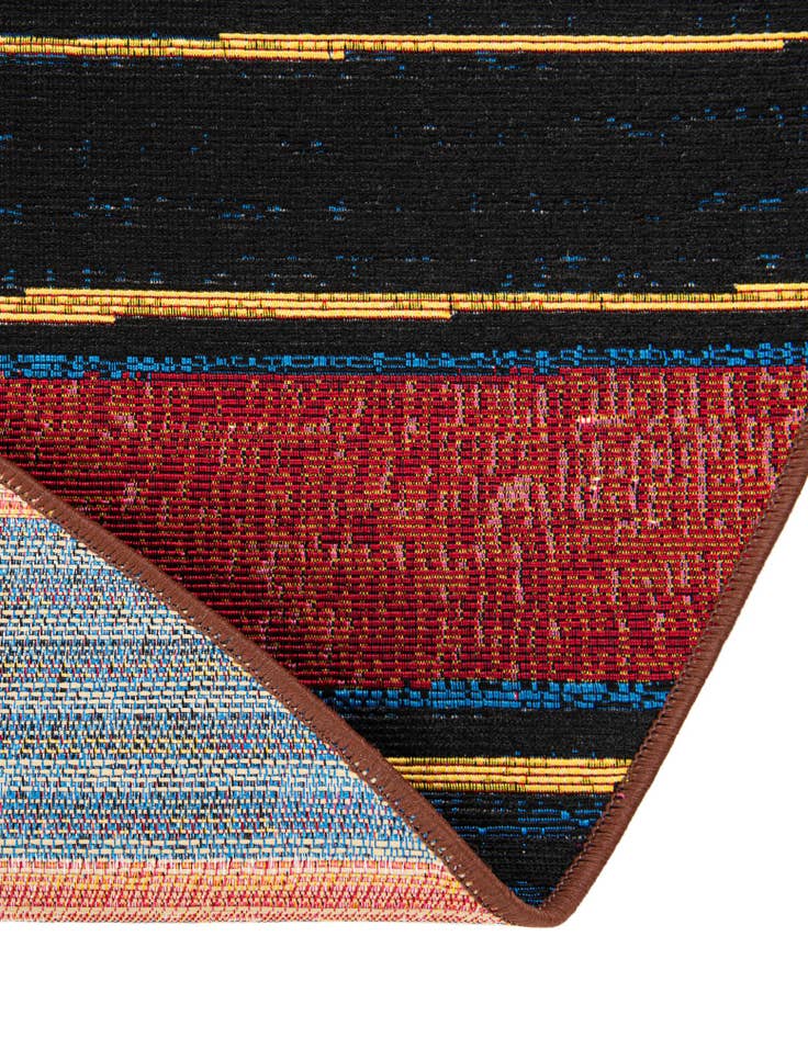 Detail image of  3' x 3'  Washable Modern Indoor / Outdoor Round Rug