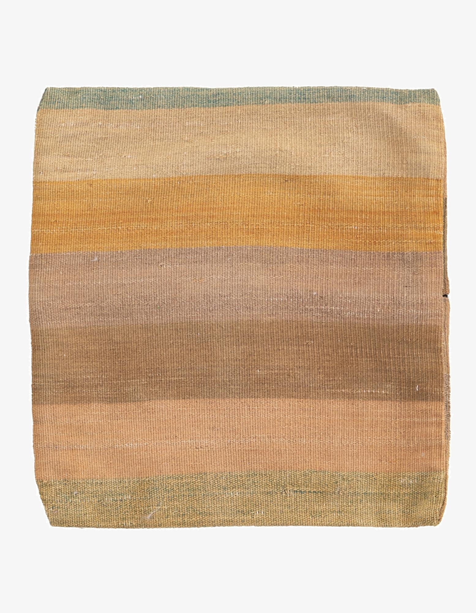  1' 5 x 1' 6  Hand Woven Pillow Wool Round Rug