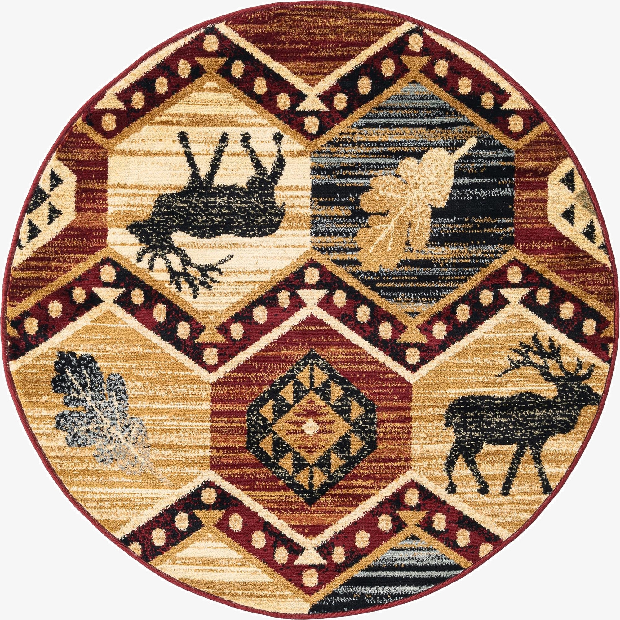  4' x 4' Pioneer Round Rug