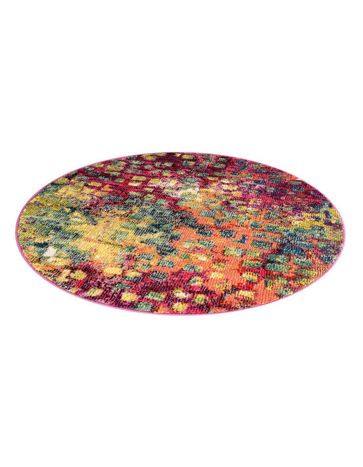 Detail image of  3' 3 x 3' 3  Washable Sevilla Round Rug