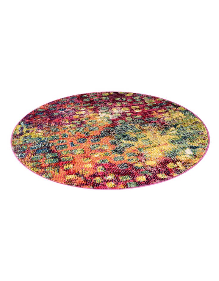 Detail image of  3' 3 x 3' 3  Washable Sevilla Round Rug