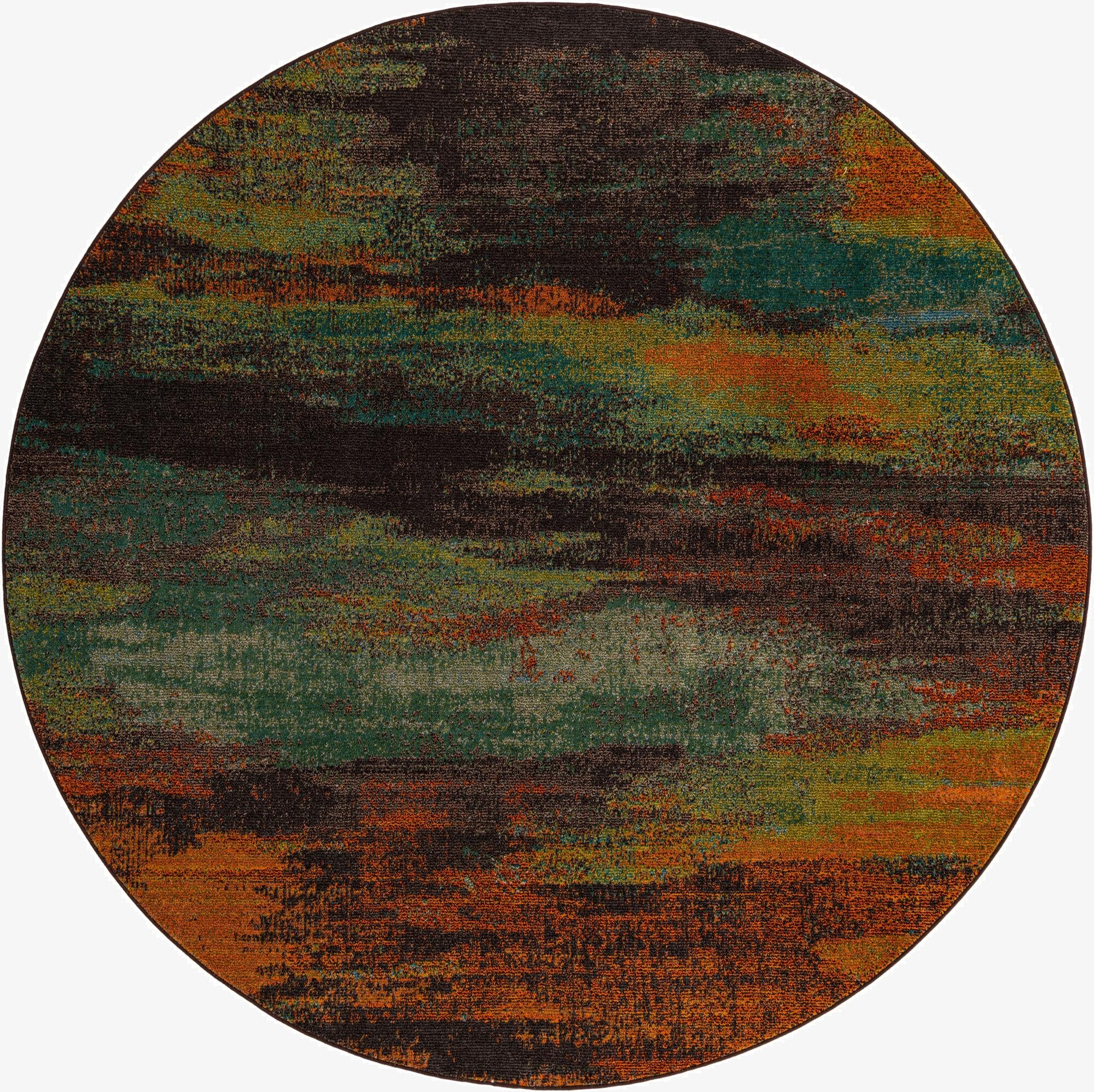  8' x 8'  Washable Sevilla Round Rug