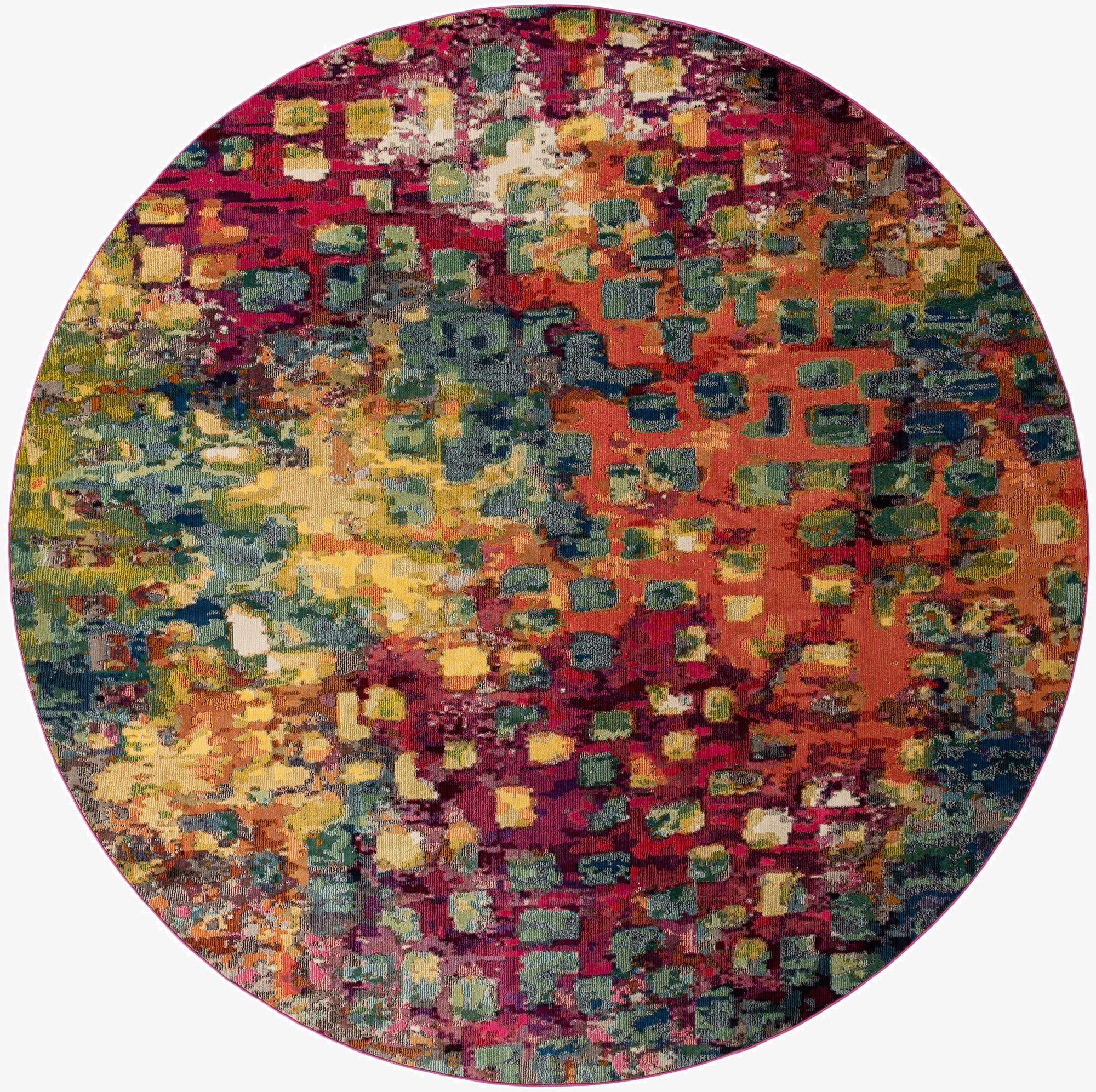  12' 2 x 12' 2  Washable Sevilla Round Rug