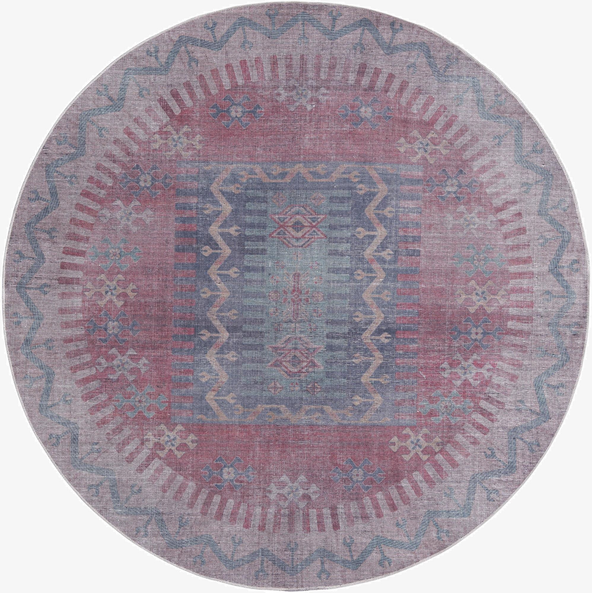  7' 10 x 7' 10  Washable Sisu Round Rug