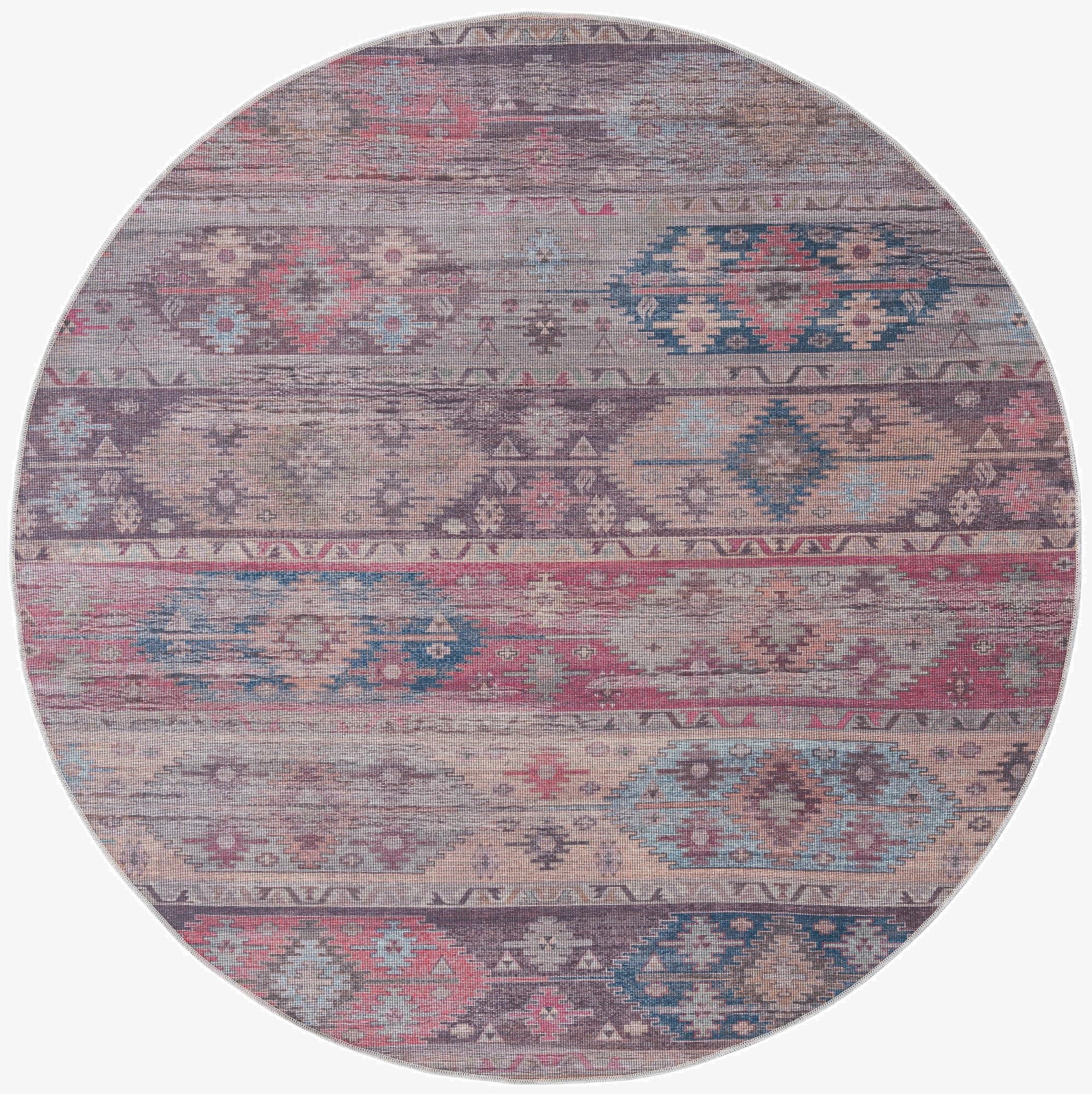  7' 10 x 7' 10  Washable Sisu Round Rug