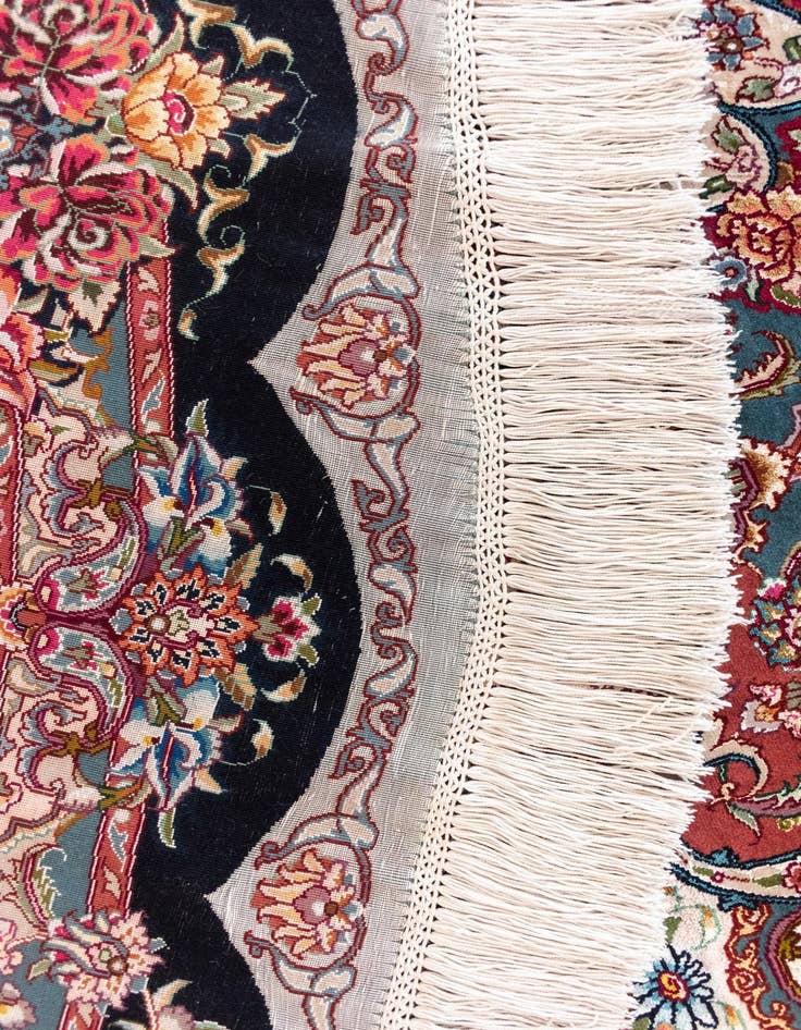 Detail image of  9' 10 x 9' 10 Tabriz 70 Raj Round Rug