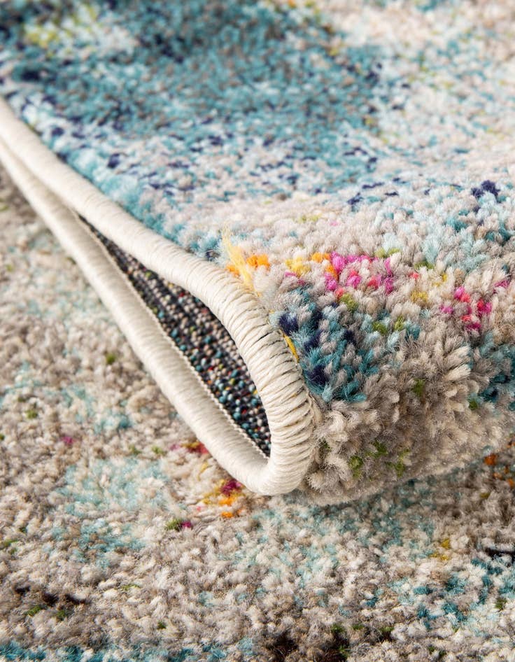 Detail image of  8' x 8'  Washable Theia Round Rug