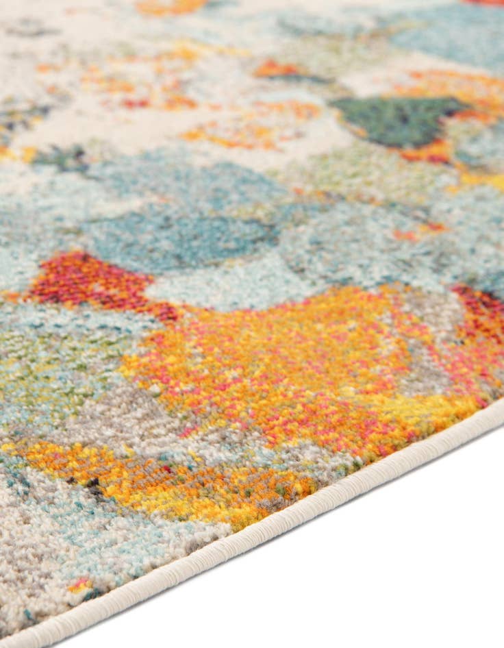 Detail image of  4' x 4'  Washable Theia Round Rug