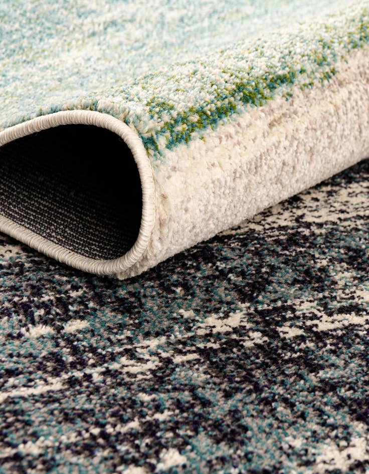 Detail image of  3' 3 x 3' 3  Washable Vivid Round Rug