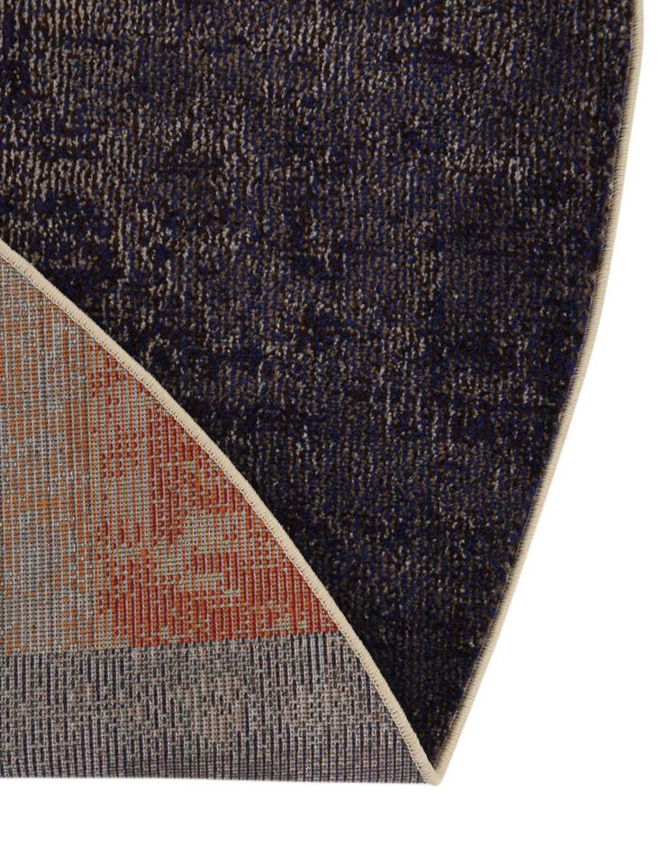 Detail image of  3' 3 x 3' 3  Washable Vivid Round Rug