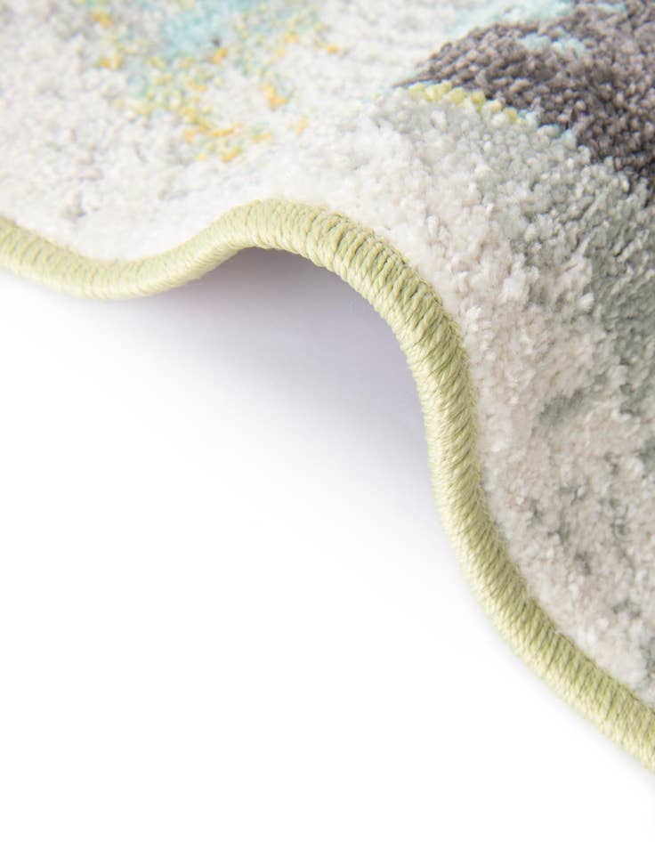 Detail image of  5' 1 x 5' 1 Gorilla Whimsy Kids Round Rug