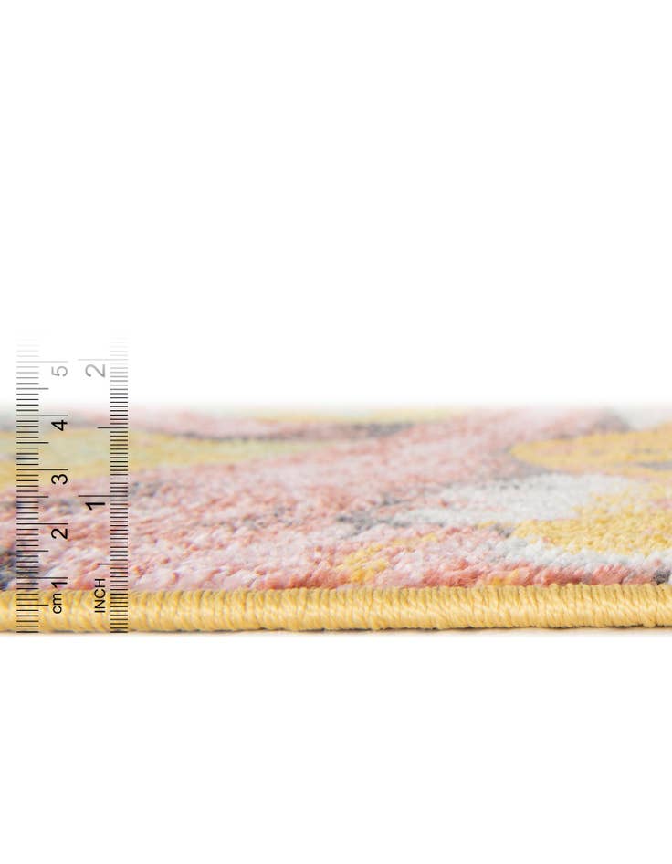 Detail image of  3' 3 x 3' 3 Tiger Whimsy Kids Round Rug