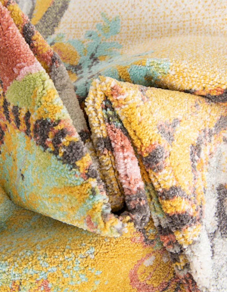 Detail image of  3' 3 x 3' 3 Tiger Whimsy Kids Round Rug