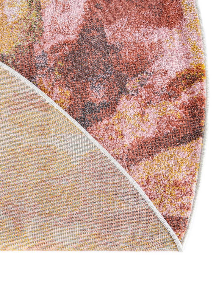 Detail image of  6' 1 x 6' 1 Abstract Whimsy Kids Round Rug