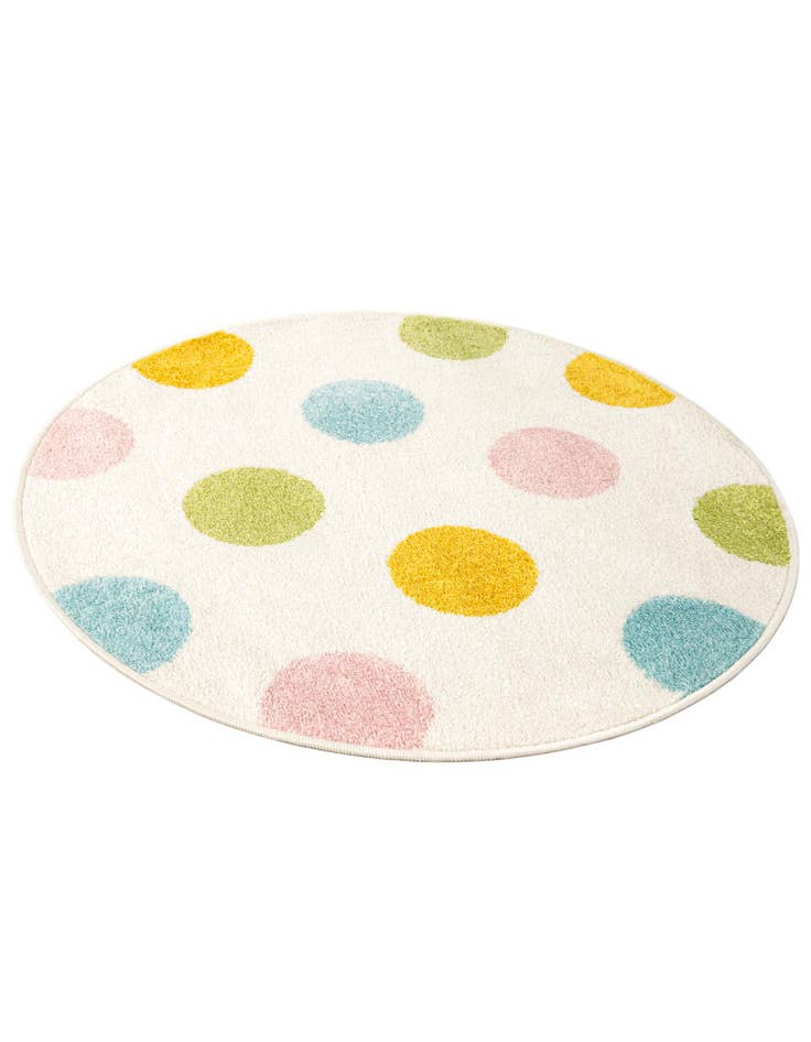 Detail image of  3' 3 x 3' 3 Whimsy Kids Round Rug