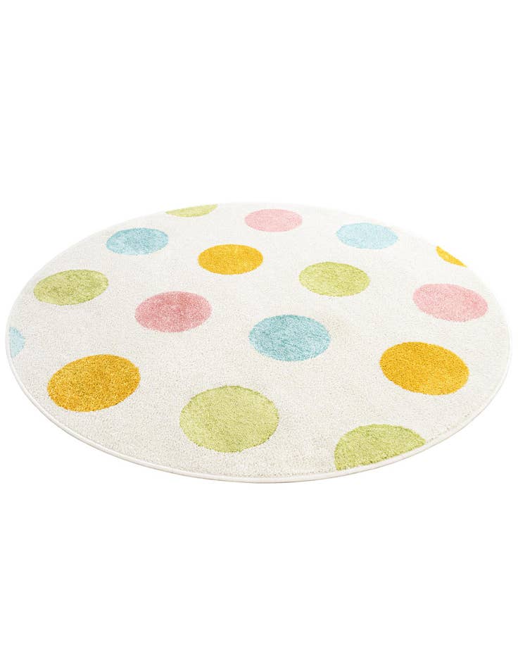 Detail image of  5' x 5' Whimsy Kids Round Rug