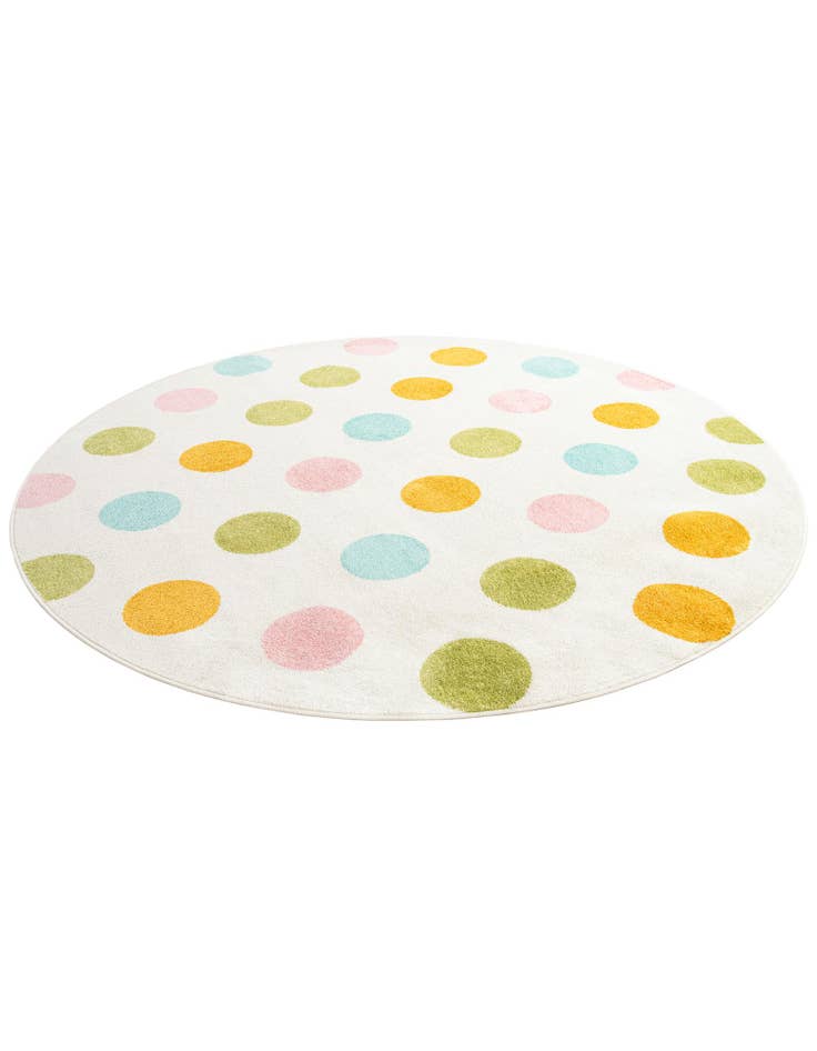 Detail image of  7' 10 x 7' 10 Whimsy Kids Round Rug