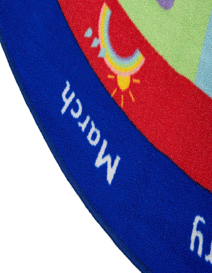 Detail image of  6' 5 x 6' 5 Zoey Round Rug