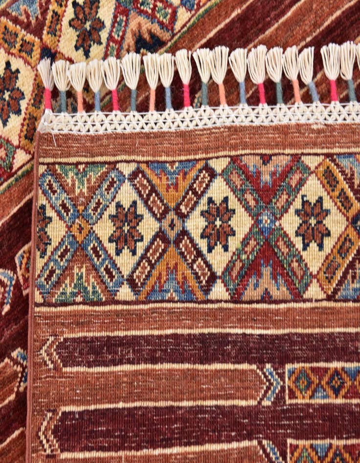 Detail image of  2' 10 x 10' 3  Hand Knotted Ariana Ziegler Runner Rug