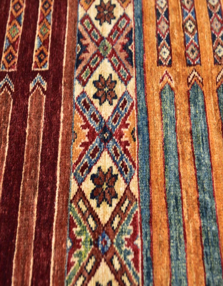 Detail image of  2' 10 x 10' 3  Hand Knotted Ariana Ziegler Runner Rug
