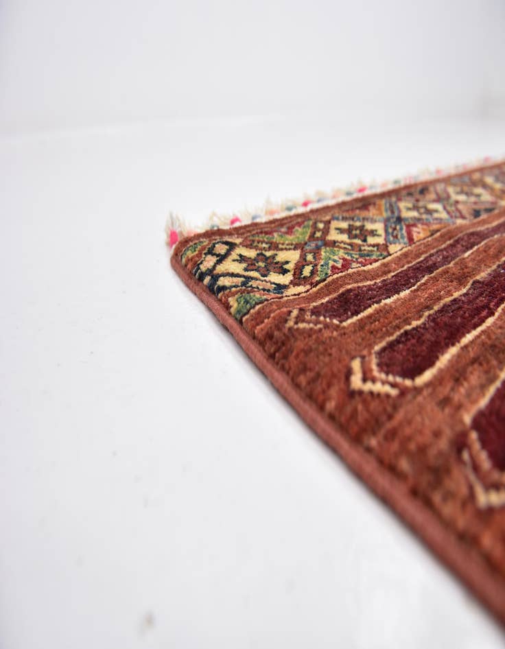 Detail image of  2' 10 x 10' 3  Hand Knotted Ariana Ziegler Runner Rug