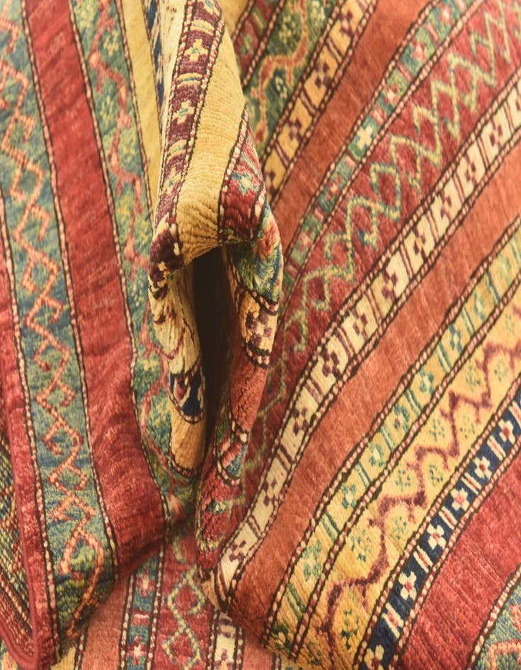 Detail image of  2' 8 x 9' 8  Hand Knotted Ariana Ziegler Runner Rug