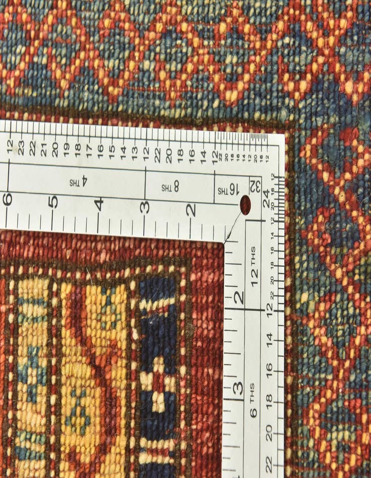 Detail image of  2' 8 x 9' 8  Hand Knotted Ariana Ziegler Runner Rug