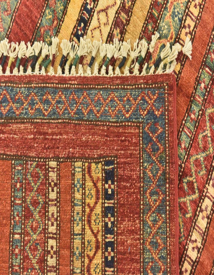 Detail image of  2' 8 x 9' 8  Hand Knotted Ariana Ziegler Runner Rug