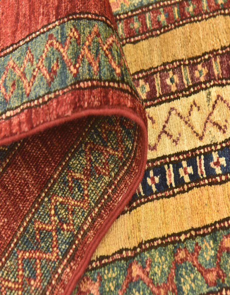 Detail image of  2' 8 x 9' 8  Hand Knotted Ariana Ziegler Runner Rug