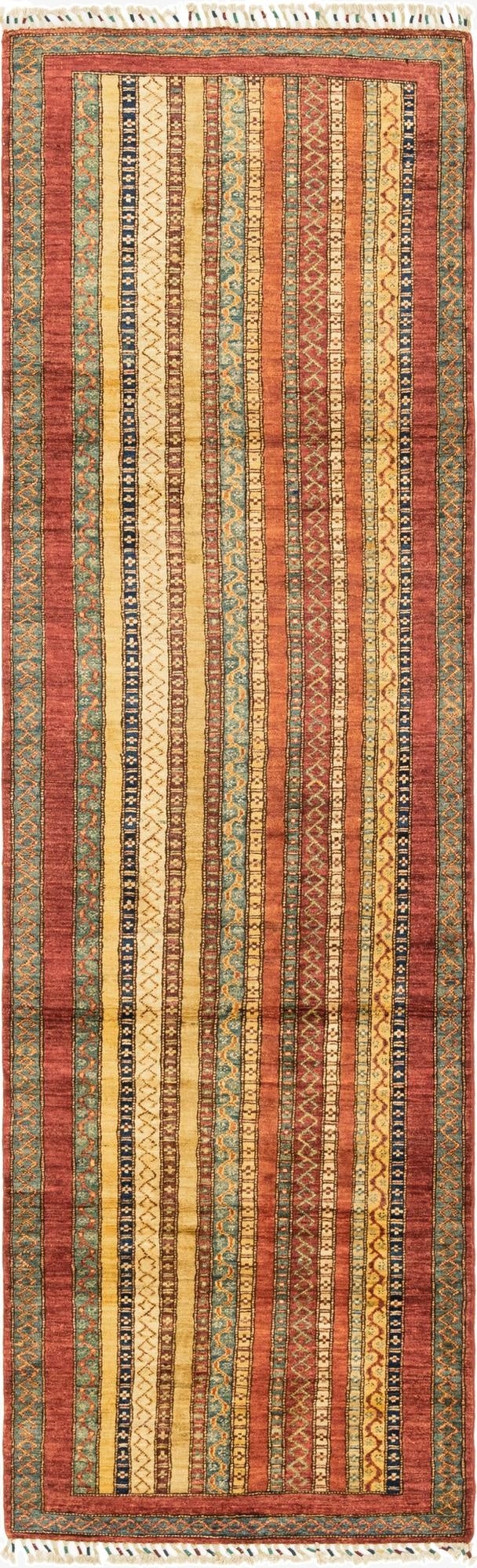  2' 8 x 9' 8  Hand Knotted Ariana Ziegler Runner Rug