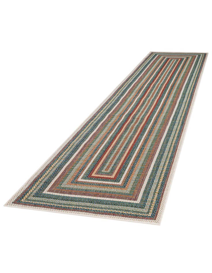 Detail image of  2' 7 x 12'  Washable Baja Indoor / Outdoor Runner Rug