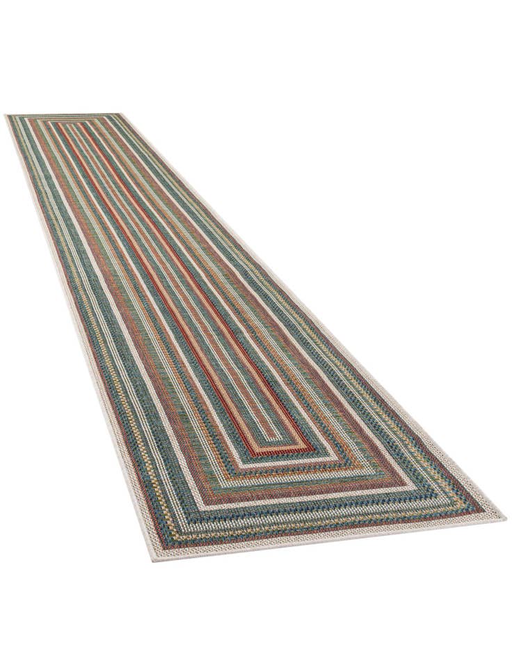 Detail image of  2' 7 x 16' 5  Washable Baja Indoor / Outdoor Runner Rug