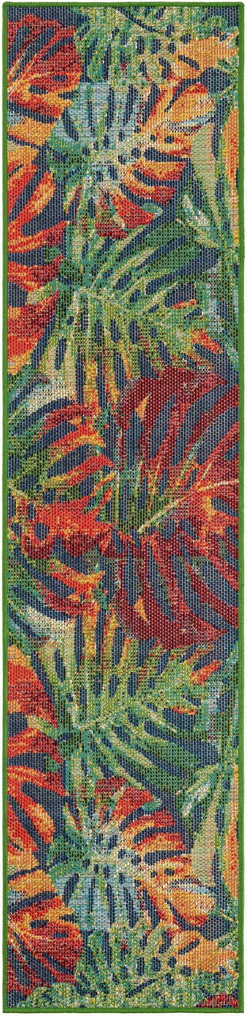  2' x 8'  Washable Baja Indoor / Outdoor Runner Rug