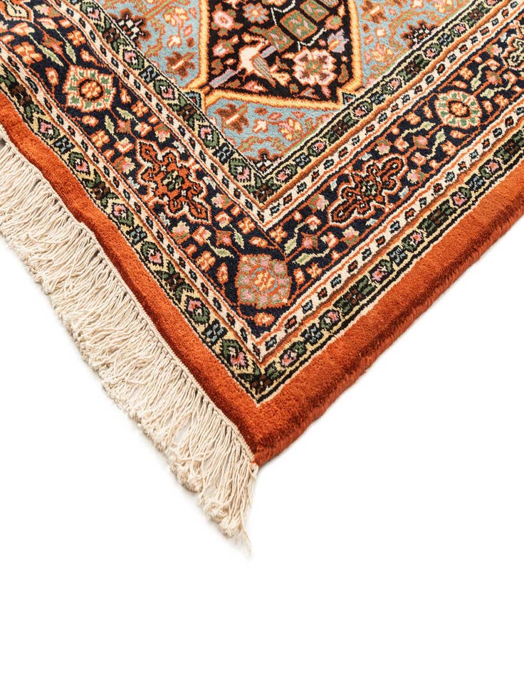 Detail image of  5' 4 x 11'  Hand Knotted Bakhtiar Wool Runner Rug