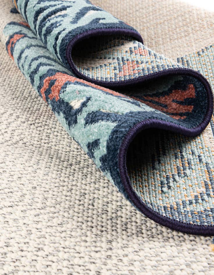 Detail image of  2' x 10'  Washable Belize Indoor / Outdoor Runner Rug