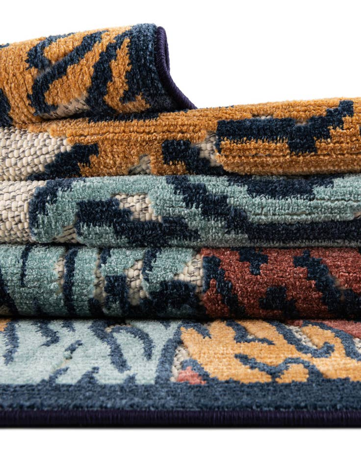 Detail image of  2' x 10'  Washable Belize Indoor / Outdoor Runner Rug