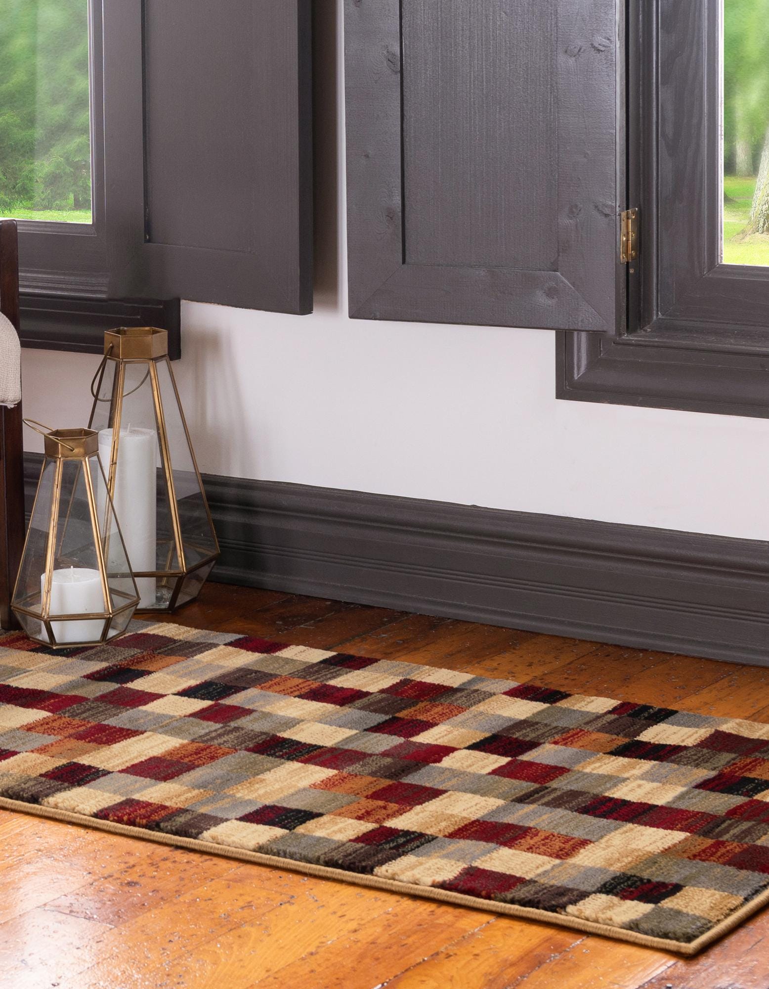 Multicolor 2' x 6' Cafe Runner Rug | Rugs.com