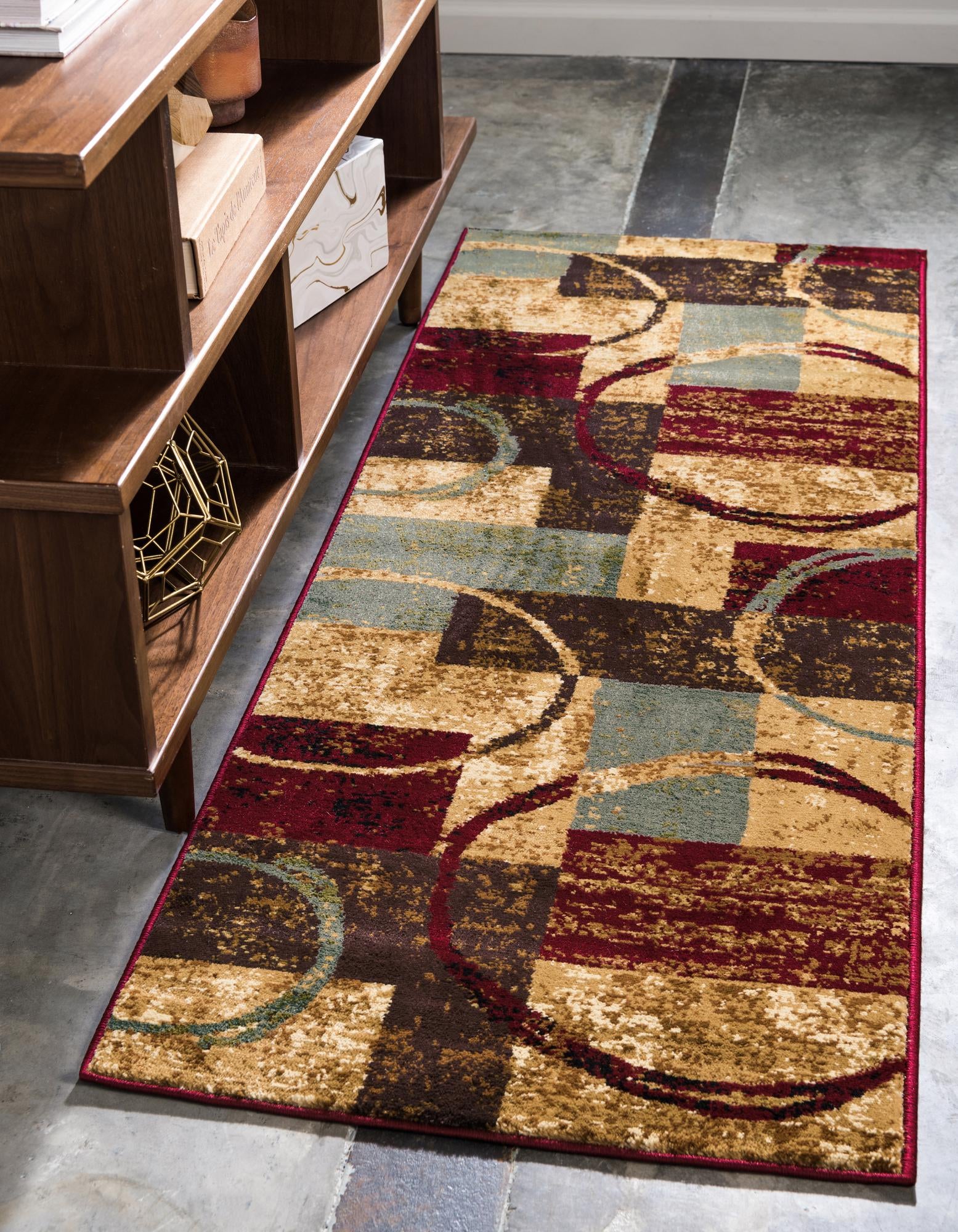 Multicolor 2' 2 x 6' Cafe Runner Rug | Rugs.com
